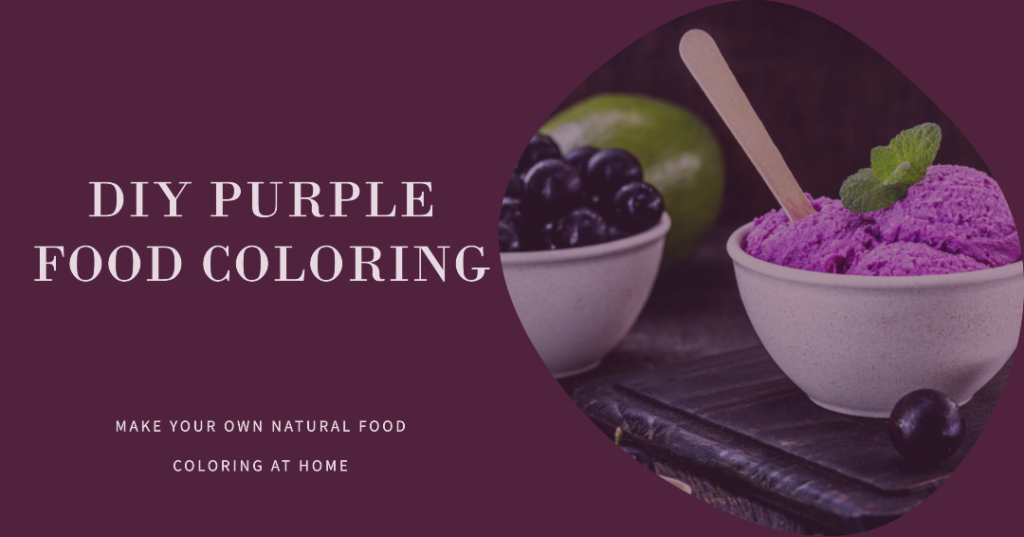 How to make Purple Food Coloring - Food Starvation